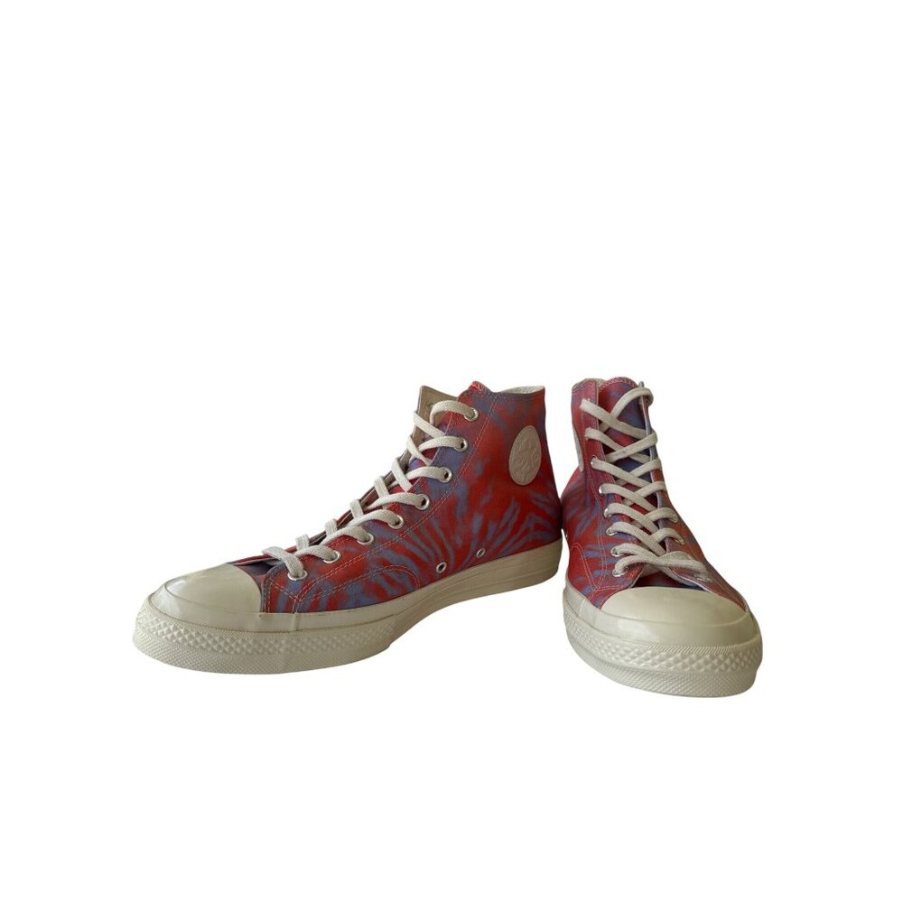 Converse Chuck Taylor All Star Red & Blue Tie-Dye High-Top Sneakers Size 13Men